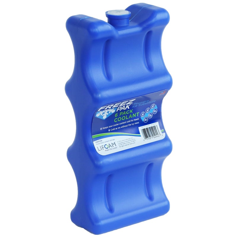 Lifoam Freez Pak Hold 6 Can Soda Beer Coolant Reusable Ice Pack - Image 1